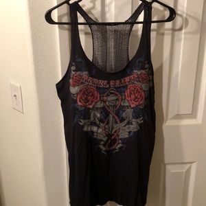 Racer back Rebel Saints tank top